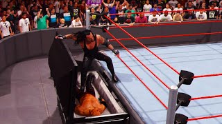 FULL MATCH UNDERTAKER VS KANE CASKET MATCH WWE 2K24 HD [upl. by Bravar]