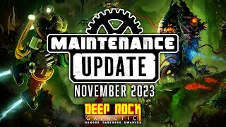 Deep Rock Galactic November Maintenance Update Trailer [upl. by Demy]