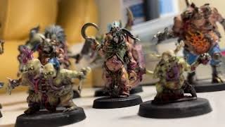 Gnargore Paints The Gellerpox Infected Glitchlings from Warhammer 40k Kill Team [upl. by Sivi]