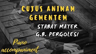 Cujus animam gementem KARAOKE Piano accompaniment Pergolesi [upl. by Wightman]