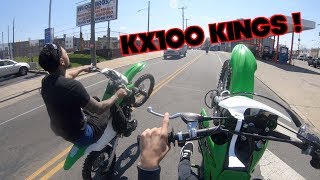 THE KX100 KINGS   BRAAP VLOGS [upl. by Constancy745]