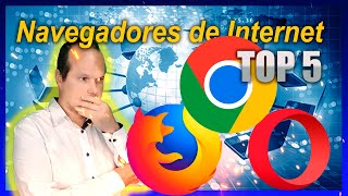 5 Melhores Navegadores de Internet [upl. by Hnib]