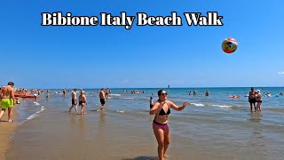 Bibione Italy Beach Walk September 2023 [upl. by Eyllek754]