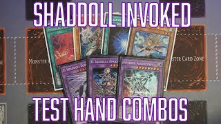 YUGIOH Shaddoll Invoked Test Hand Combos July 2023 [upl. by Ivanna318]