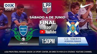 LPP  UMECIT VS CD TENERIFE  FINAL SUB20 [upl. by Gonroff149]