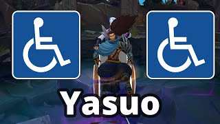 Wheelchair Yasuo Shorts [upl. by Ronyam]