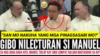 RAOUL MANUEL DUR0G NG LECTURAN NI GIBO SA MGA MALING BANAT NITO MANUEL TIKLOP DI UMUBRA KAY GIBO [upl. by Denby]