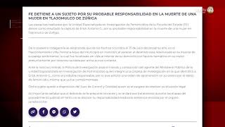 Detienen al presunto responsable del feminicidio de la estudiante del CUCEA [upl. by Aeriell]