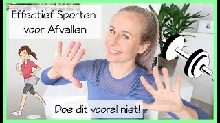 Sporten voor Afvallen  10 Veelgemaakte Fouten  OPTIMAVITA [upl. by Jaco]