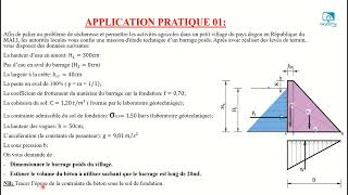 Cours 16  Formation sur le Calcul de BARRAGE  Explication des Projets à dimensionner [upl. by Jorrie632]