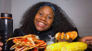 SEAFOOD BOIL MUKBANG EATING SHOW [upl. by Akinam]