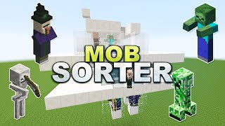 Minecraft  Redstoneless Mob Sorter  Tutorial 189 [upl. by Eppie330]