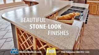 Miracle Method Countertop Refinishing [upl. by Nerdna547]