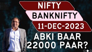 Nifty Prediction and Bank Nifty Analysis for Monday  11 December 2023  Bank Nifty Tomorrow [upl. by Tad161]