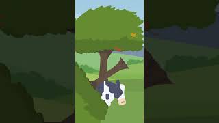 Cow and Gorilla  The Jungle Story  Cartoon  cartoonstories [upl. by Nitsruk]