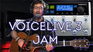 TC Helicon VoiceLive 3  FX Pedal Intro amp JAM demo [upl. by Walters]