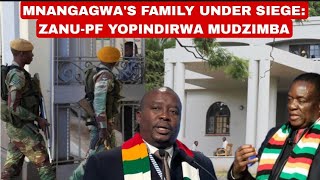 Mnangagwas family under siege after Unknown intruder target his private residence vakaroverwa pfuti [upl. by Desma92]