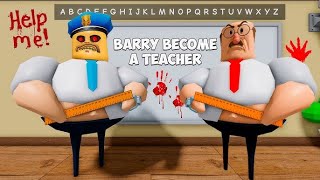 BARRYS PRISON RUN OBBY and GREAT SCHOOL BREAKOUT  Scary Obby Live Stream roblox [upl. by Nerraw846]