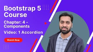 Bootstrap 5 Course  Chapter 4  Video 1  Component ‑ Accordion  UrduHindi [upl. by Kasey]