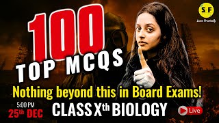 Top 100 MCQs of Biology Class 10th Science Most Important Question with Sonam Maam Science and Fun [upl. by Hada794]