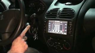 Autoradio OEM 2 Din Peugeot 206 GPSNAVIUSBBluettooth MP3MP4 player [upl. by Enohpesrep]