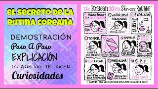 MI RUTINA FACIAL COREANA EXPLICADA PASO A PASO  DEMOSTRACIÓN  SU SECRETO  PARTE 1 [upl. by Maidy]