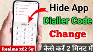 The in app hide password change in realme x82 Pro 5g  realme mobile me password change app hide [upl. by Annuahs]