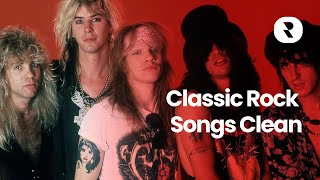 Classic Rock Songs 70s 80s 90s Clean 🎸 Old Rock Music Without Bad Words 🤘 70 80 90 Rock Hits Clean [upl. by Wulf]