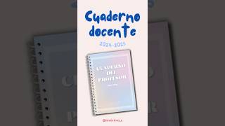 Nuevo CUADERNO profesor 2024 planifica tu año escolar materialescolar maestraprimaria shorts [upl. by Shayne]