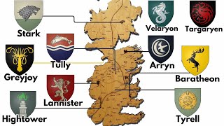 Every HOUSE in WESTEROS Explained In 11 Minutes [upl. by Ermengarde]