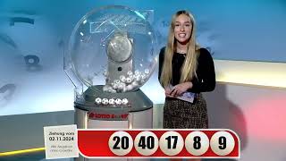 LOTTO 6aus49Gewinnzahlen von Samstag 02112024 [upl. by Pearl]