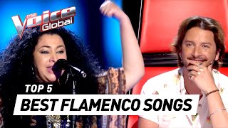 BEST FLAMENCO SONGS in The Voice [upl. by Llenhoj]