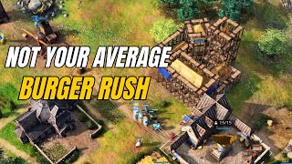 Burgrave rush is still a thing  HRE vs Japanese ageofempires4 [upl. by Aderfla]