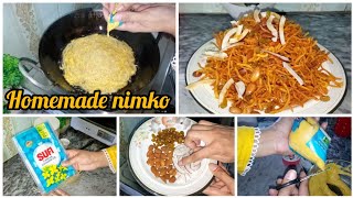 Aloo Bhujiya Sev Recipe  Potato Nimko Recipe  Namkeen Sev Bhujiya Recipe [upl. by Crosley]