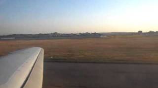 SarAvia Yak42D  Departure Rwy 12 from Saratov Tsentralny Airport RTW Russia [upl. by Annatnas]