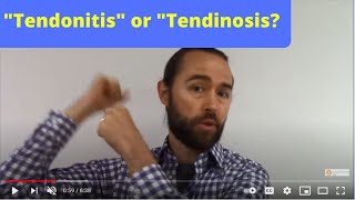 Tendonitis vs Tendinosis what they mean and how to treat them [upl. by Dygall]