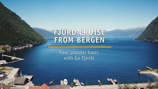 Four popular fjord cruises from Bergen Norway [upl. by Furr]