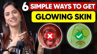 6 Secrets for Glowing Skin  How to boost Collagen By GunjanShouts [upl. by Calandria]