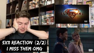 SUPERGIRL  5x11 BACK FROM THE FUTURE  PART ONE REACTION 22 [upl. by Lasser]