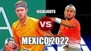 Nicolas Jarry vs Viktor Durasovic MEXICO 2022 Highlights [upl. by Yenroc570]