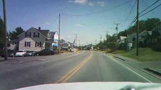 A 10minute drive on Route 1 in Madawaska Maine United States [upl. by Orsay742]