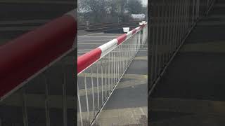 Pevensey Bay station level crossing in East Sussex [upl. by Neeoma]