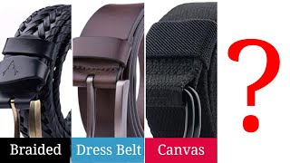 7 Types of Belts For Men amp 3 Belts To Avoid  BEST Belts For Men  Belt Fashion  Just Mens Fashion [upl. by Trebleht]