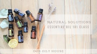 ESSENTIAL OIL 101 CRASH COURSE  ONLINE OIL CLASS [upl. by Anabel]