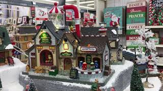 Gourmet Popcorn Factory Christmas Village Video [upl. by Naellij]