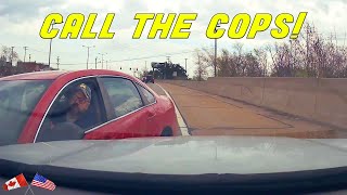 GUY GETS PIT MANEUVERED IN MERGING ROAD RAGE INCIDENT [upl. by Ipoillak812]