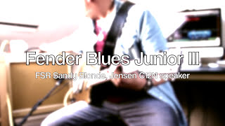 Fender Blues Junior III  Strat Tele and Les Paul  FSR Sandy Blonde [upl. by Eibot]