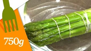 Cuire des asperges vertes en botte  750g [upl. by Sibbie]