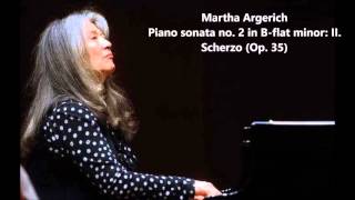 Martha Argerich The complete Piano sonata no 2 in Bflat minor Op 35quotChopin [upl. by Emaj]