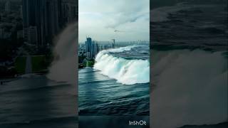 Scary tsunami Age 30 CGI scene 103 tsunami scene waves sea shorts shortvideo speed 海啸 [upl. by Namrac11]